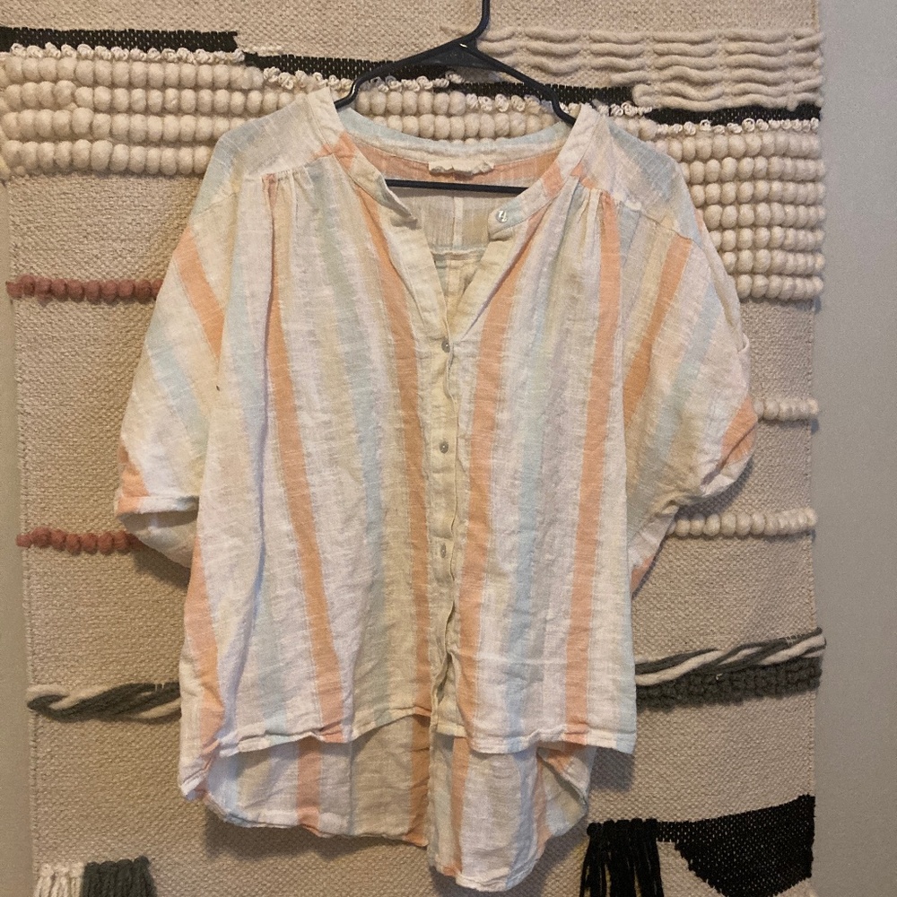 Flowy blouse (M/L) button-up